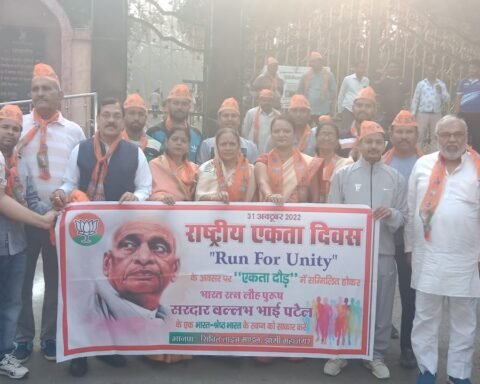 सरदार पटेल की जयंती पर “ रन फॉर यूनिटी” के लिए दौड़ी झांसी