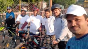 झांसी 13 नवंबर । बुंदेलखंड विश्वविद्याल  साइक्लिंग क्लब 