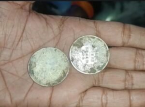 खुदाई में निकले चांदी के सिक्के