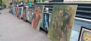किन्नर जीवन पर चित्रकला प्रदर्शनी
