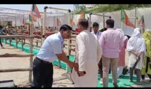 भाजपा ने चुनावी अखाड़ा