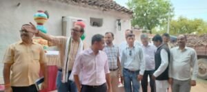जालौन में डेनमार्क से आयी टीम