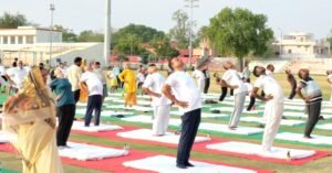 अंतरराष्ट्रीय योग सप्ताह शुभारंभ