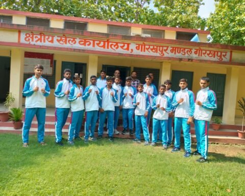 यूपी की बालक बॉक्सिंग टीम