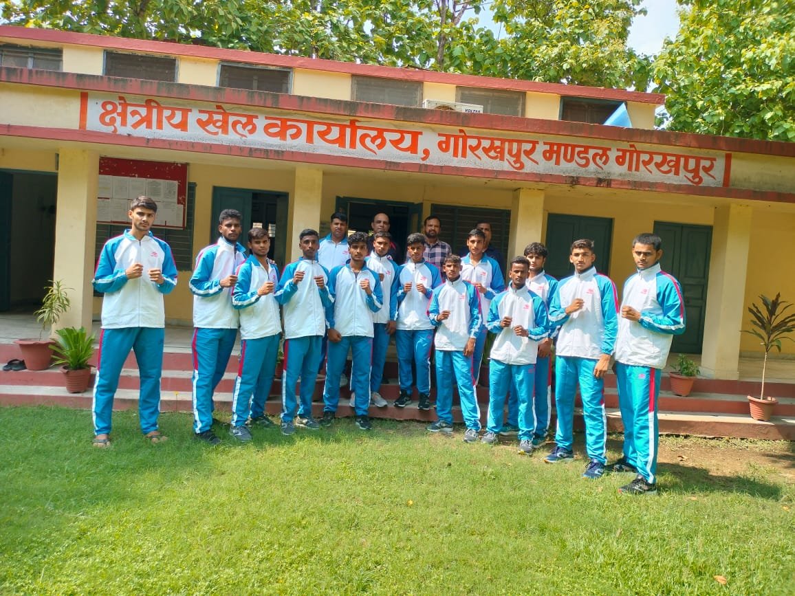 यूपी की बालक बॉक्सिंग टीम