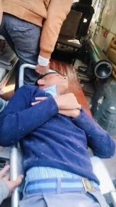 बस ने ऑटो में मारी टक्कर
