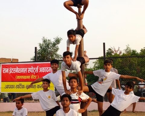 मल्लखम्भ कोर्ट का विधिवत उद्घाटन