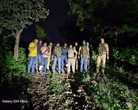 लुटेरे मुठभेड़ में गिरफ्तार