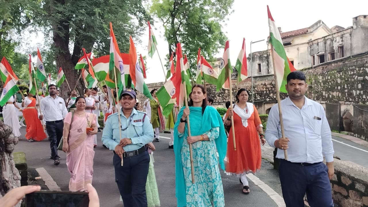 झांसी दुर्ग पर कार्यक्रम