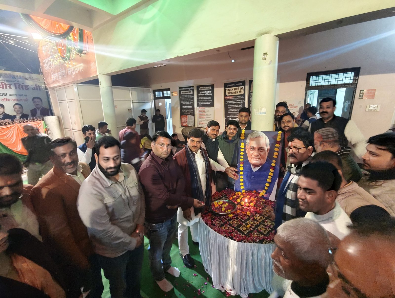 अटल बिहारी वाजपेयी की जयंती की पूर्वसंध्या