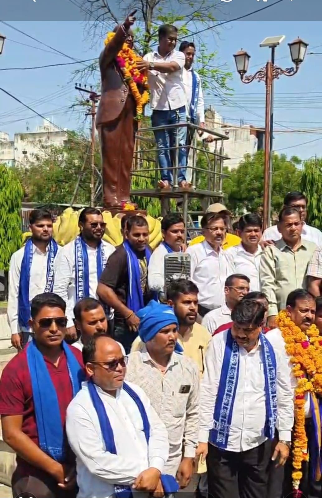 बसपा जिलाध्यक्ष बीडी फुले